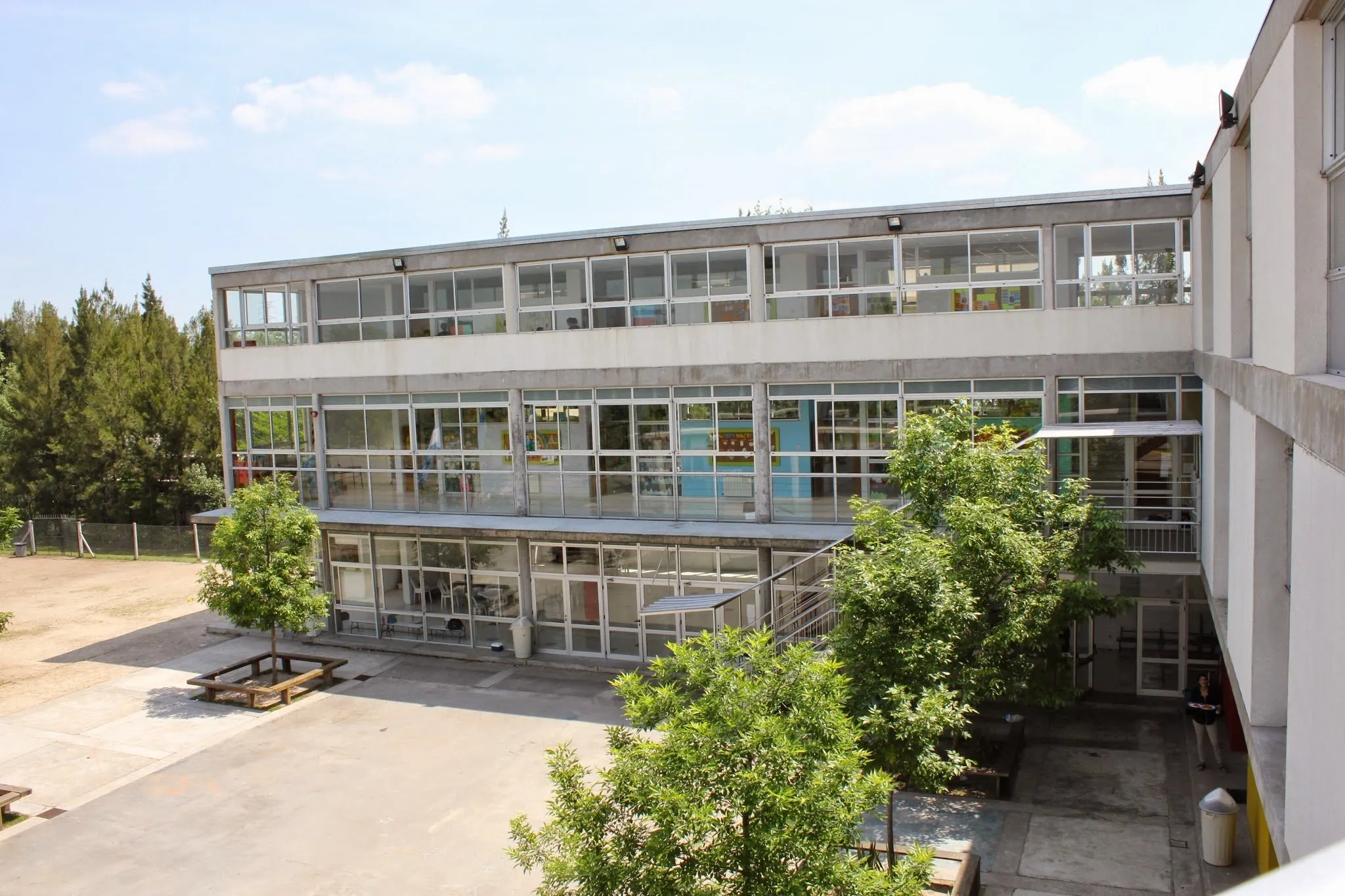 Fachada del edificio de la sede Nordelta