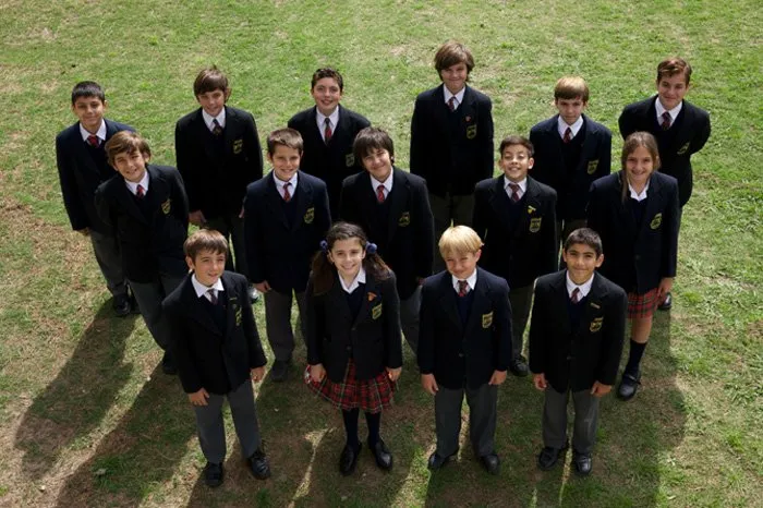 Los primeros alumnos de Secundaria de Haras Santa María