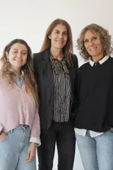 Retrato de Macarena Leiton, Viviana Lizarazu y Lucía Soriano García